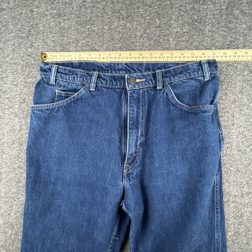 Levi's VTG Orange Tab Mens Jeans Sz 34x32 (Tag 36x32) 40830-7117 Blue Denim 80s - Picture 7 of 9